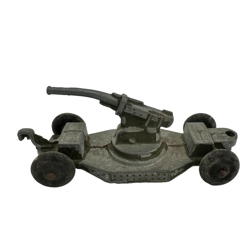 Tootsietoy Anti Aircraft Gun on Trailer